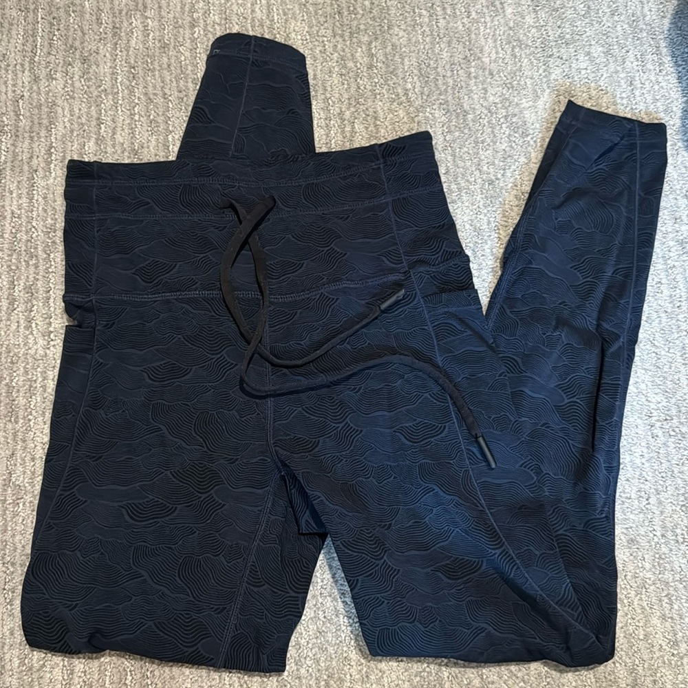 ZYIA light n tight leggings navy/black print